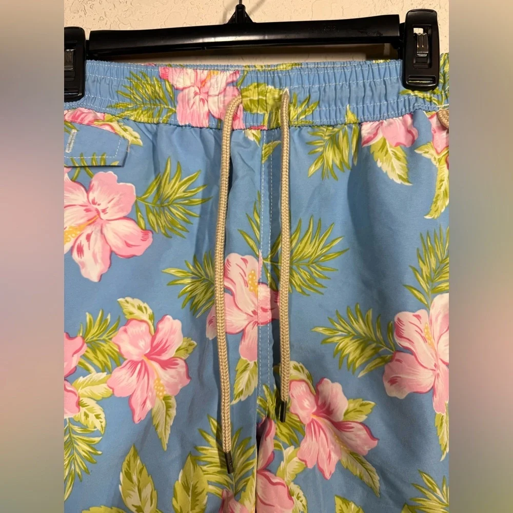 Polo Ralph Lauren Flower Print Swim Trunks Size Medium
